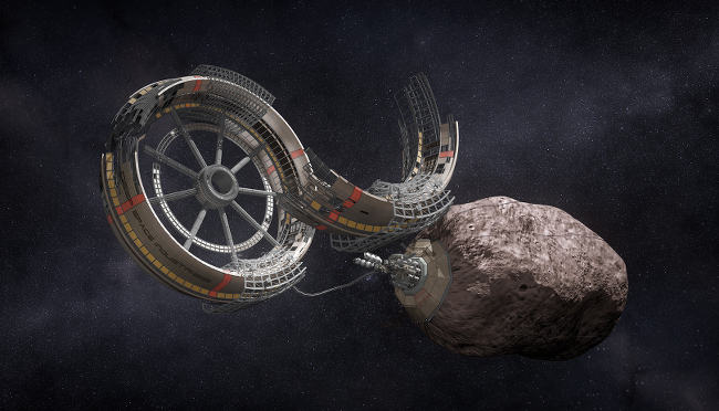 Asteroids & Comets can be harvested for metals, fuel, water, & precious minerals to build & live in space!